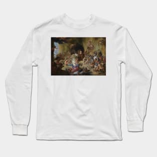 The Temptation of Saint Anthony by Mattheus van Helmont Long Sleeve T-Shirt